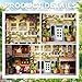 Flever Dollhouse Miniature DIY House Kit Creative Room with Furniture and Cover for Romantic Valentine's Gift(Happy Corner)