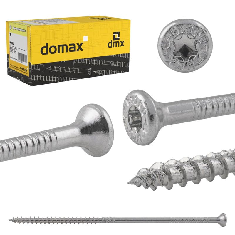 DMX - Holzschrauben Torx - Spanplattenschrauben - Schrauben 8,0x100 - Konstruktionsschrauben - Schrauben set 100 Stück - Terrassenschrauben - Torx Set - Holzbauschrauben - Senkkopfschrauben Set