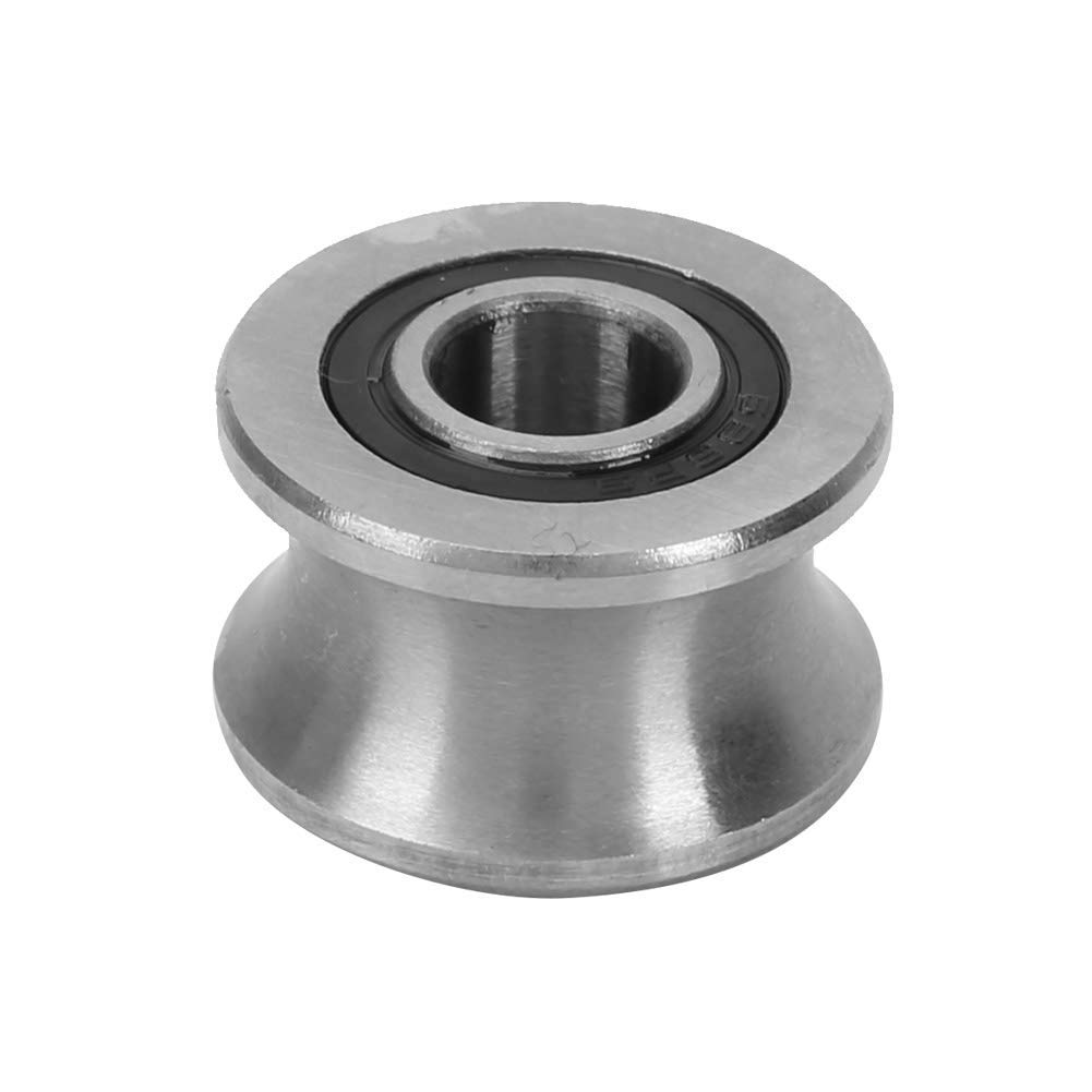 Lot De 5 Roulements à Billes Uxcell 681 1x3x1mm, Gorge Profonde, Argenté