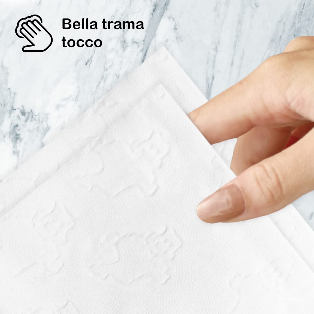 Carta Igienica Compatta a 2 Veli 96 Rotoli - Carta igienica super morbida e resistente 100% Cellulosa Vergine