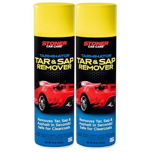 Stoner Car Care 91154-2PK Tarminator Tar, Sap, and Asphalt Remover – Fast Acting Tar and Sap...