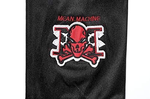 Men's Battle Battaglio #X The Longest Yard Mean Machine Football Jersey N3 Black #TOP3