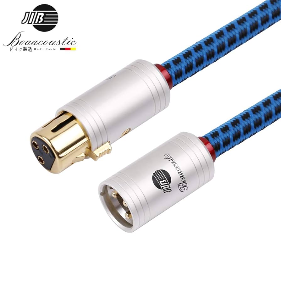 JIB Made in Germany Hi-Fiケーブル Amazon.co.jp: BOAACOUSTICドイツHi-Fi のXLRオーディオケーブル