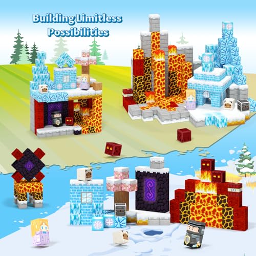 Image of Magnetic Blocks , Building Toys for Boys & Girls, Birthday Gifts For Kids