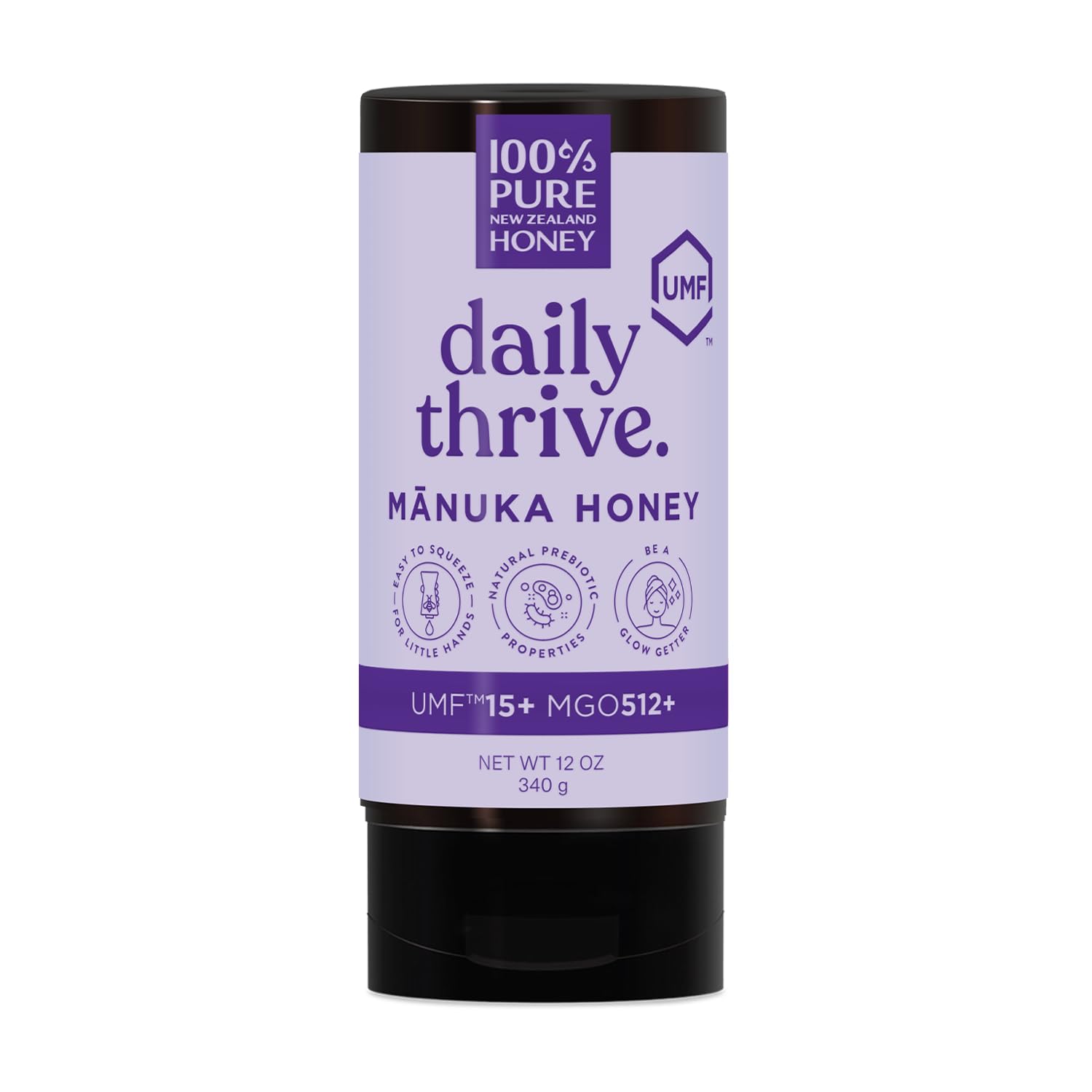 Sponsored Ad – Manuka Honey 100% Pure New Zealand UMF 15+ (MGO 512+) Squeezy Honey Raw & Unpasteurised Certified Award Winning Silky Smooth Taste & Texture 340g