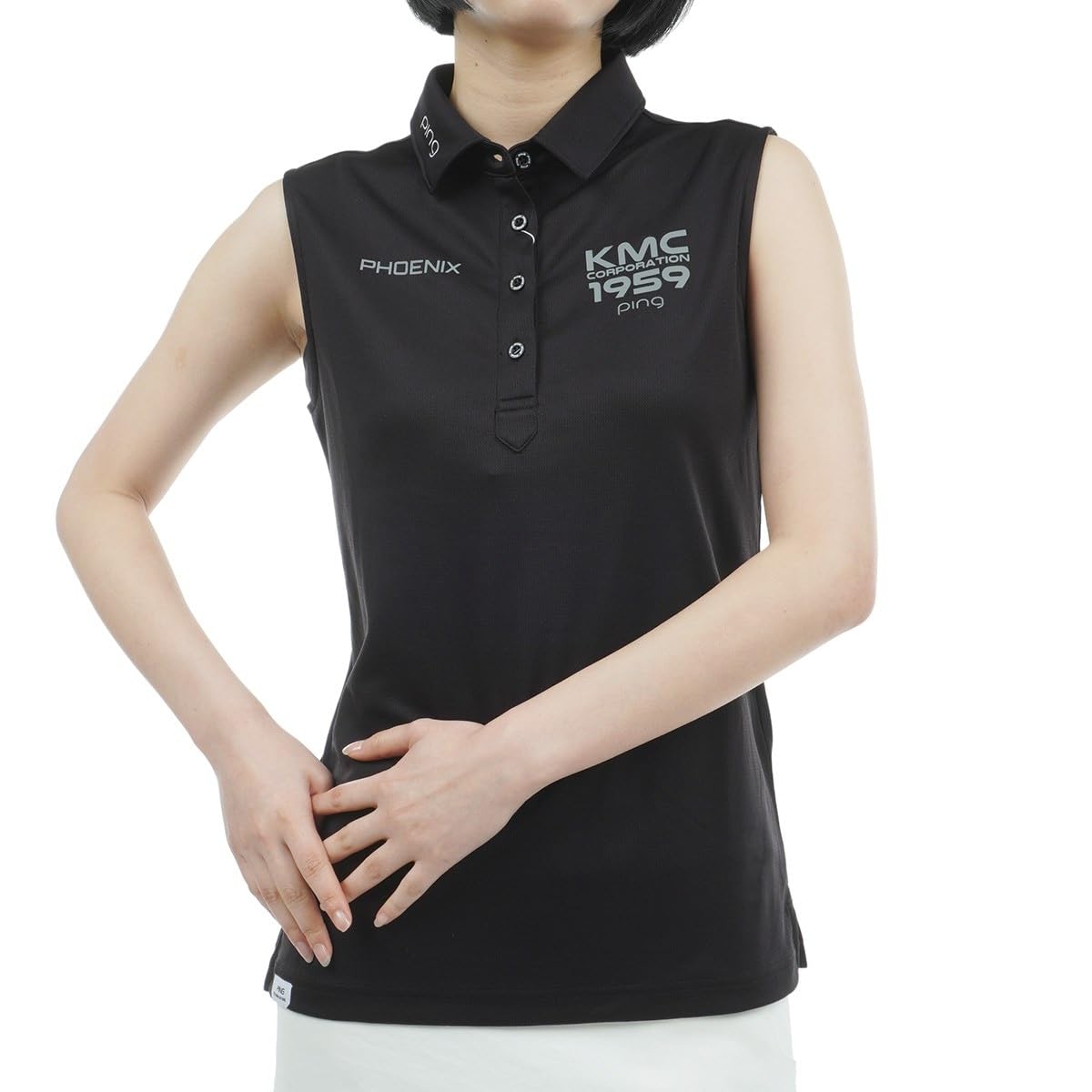 ジーフォア ゴルフウェア レディース ノースリーブポロシャツ ジーフォア ゴルフ ウェア レディース 袖なし ノースリーブ