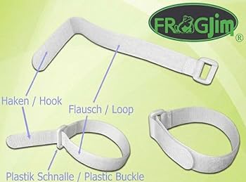Fascette Stringicavo Riutilizzabili Velcro® Alfatex®, 2 Pezzi, 25x500 Mm, Bianche