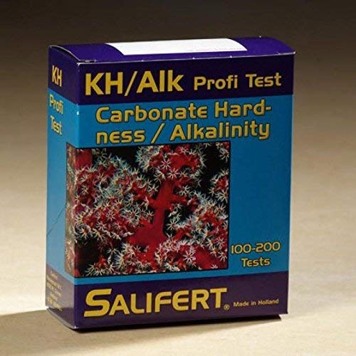 Salifert Carbonate Hardness & Alkalinity (Kh/Alk) Test Kit, 100-200 Tests by Salifert - Used condition - US$18.35