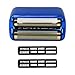 New DEARCOOL Electric Men Shaver Replacement Foil & Cutters Suitable for BaBylis-PRO Metal-FX FXFS2 Foil Shaver