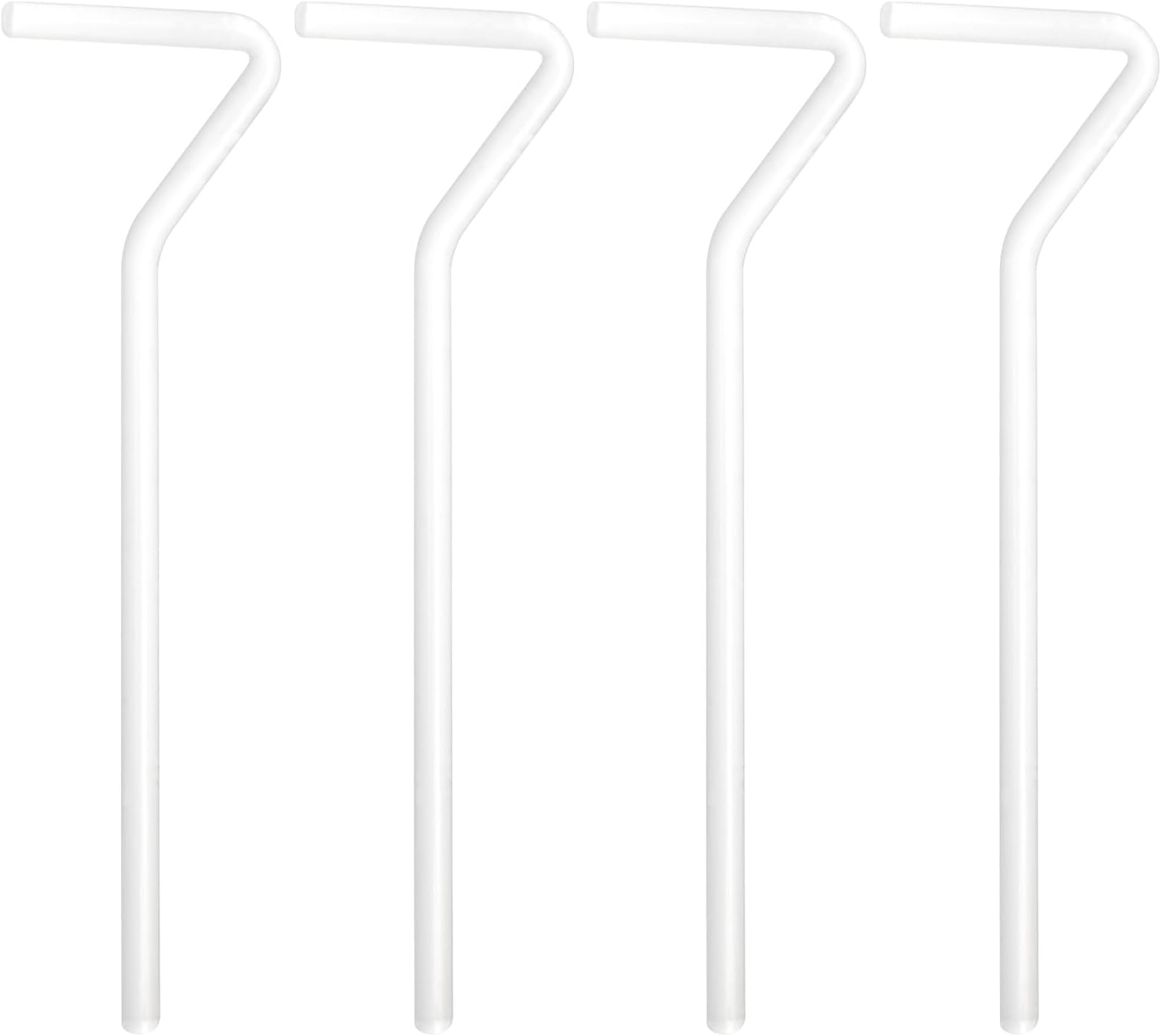 ULTECHNOVO Cell Spreader Rods 4-Pack Laboratory Glass Coating Bars with Smooth Edge-Less Design for Even Cell Distribution in Biochemical Experiments