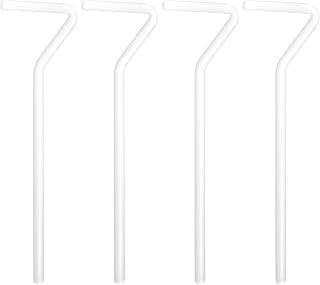 4 Pcs Cell Culture Scraper, L- Shaped Glass Coating Rod Cell Spreaders, Reusable Cell Diffuser Tool for Laboratory Scientific Research Use, Diameter 6mm
