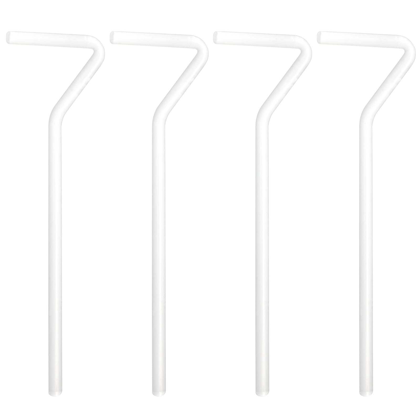 ULTECHNOVO 4pcs Glass Coating Rod Glass Diffuser Boobie Bars Drop Spreader Professional Cell Spreaders Cell Spreaders Labs Glass Rod Tools Laboratory Spreader Supplies Cell Spreader