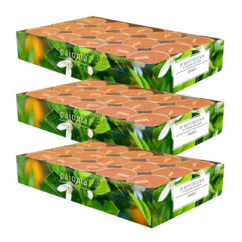 pajoma 90 Duft Teelichter 3x30 Stück Duftkerzen viele Düfte wählbar...
