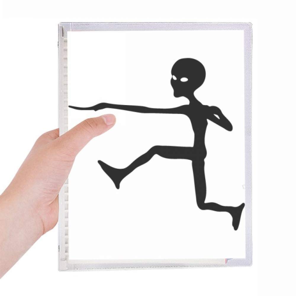 Carnet à spirales rechargeable Universe Alien Monster pour notes créatives - 5