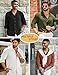 COOFANDY Men Muscle Fit Shirts Slim Fit Dress Shirts Long Sleeve Knit Shirt Casual Button Down Shirts Winter Sweater Shirt 2024 Black