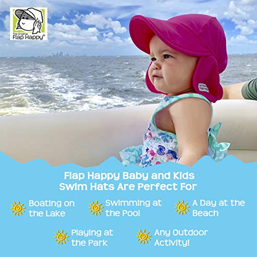 Baby & Toddler Sun Flap Hat UPF 50+ Sun Protection, Recycled Fabric, Lightweight, Floats on Water4