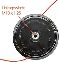 SWNKDG Fűkasza Fej M10 x 1.25 Bal Menetes Automata Damil Tekercs Dupla Szálú Nylon Damil Benzines Bozótvágó Fűnyíró Alkatrész 3
