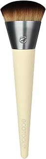 EcoTools Wonder Cover Complexion Makeup Brush, Dense Synthetic Bristles, For Liquid or Cream Foundation, Medium to Full Coverage, Eco-Friendly Makeup Brush, Vegan & Cruelty-Free, 1 Count