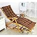 Produktbild ROSG Terrassen-Lounge-Stühle Bambus-Schaukelstuhl Siesta-Stuhl für Erwachsene, Klappstuhl, Mittagspause, Balkonstuhl, Sofa, Freizeitstuhl, Freizeitstuhl, Strandstuhl, Seniorenstuhl, Gartens