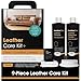 Furniture Clinic Large Leather Care Kit - Includes a 17oz Protection Cream & Conditioner, 17oz Leather Cleaner, Sponge & Cloth | Condition & Protect Leather Furniture, Chairs, Car Seats