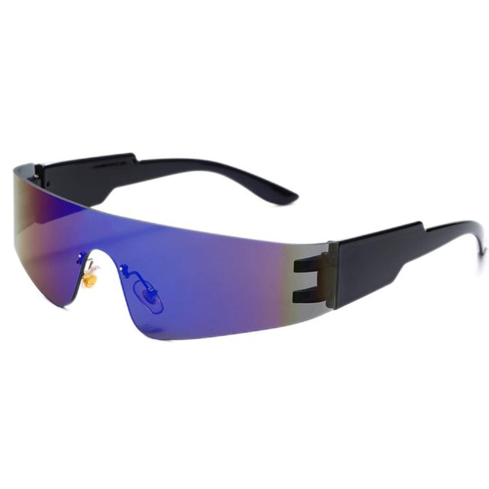 oiujhgCDS Cycling goggles, Sunglasses Women Men Fashion Punk Glasses Y2k Eyeglasses Designer Mirror Sport Eyewear Goggle-4