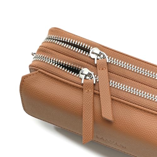 Image of Lanyani RFID Crossbody Wallet Wristlet Purse with Phone Pocket For Women Vegan Leather