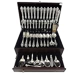 Eloquence by Lunt Sterling Silver Flatware Service For 12 Set 82 Pieces Huge!