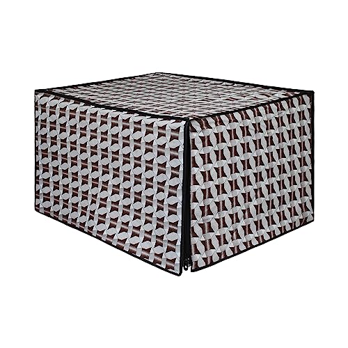 Image of DREAM KING Stylish Design & Printed Microwave Oven Cover Full Closure |waterproof & Dustproof Oven Cover Suitable for All Models - Multicolour SA09