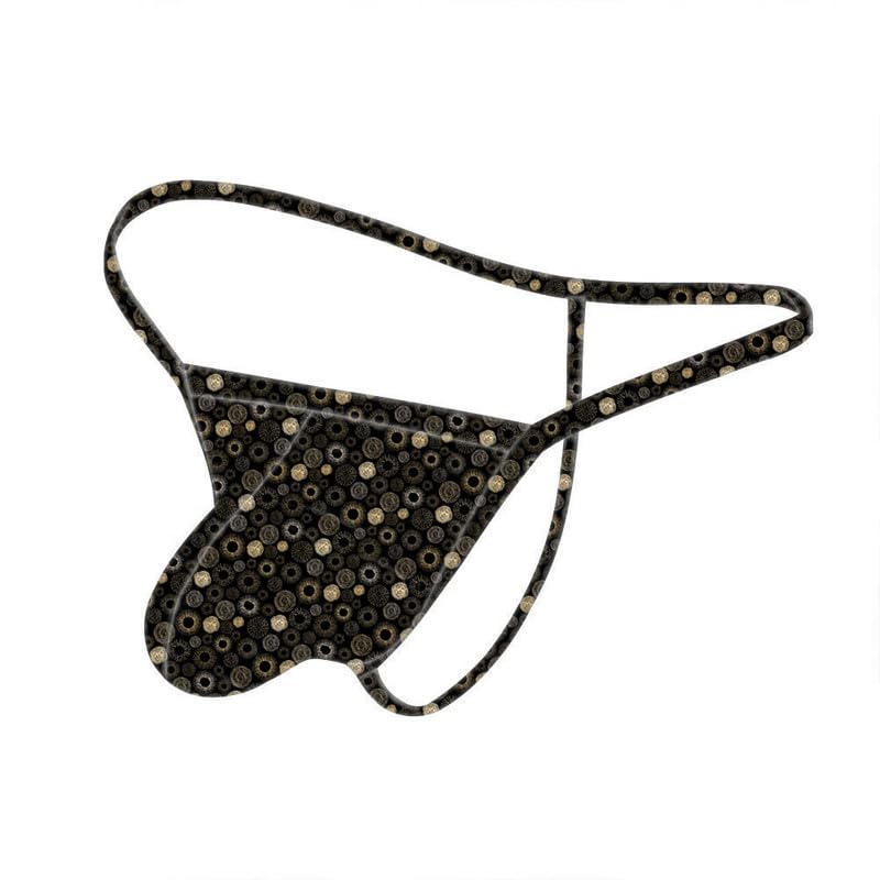 jovo Men's Thong Low Rise Sexy Solid G-String Thong Bikini T-String Sexy Lingerie Panties Briefs L1273-picture-42