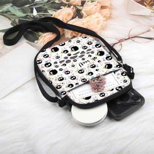 POFULL Anime Inspired Gift Anime Lover Crossbody Bag3