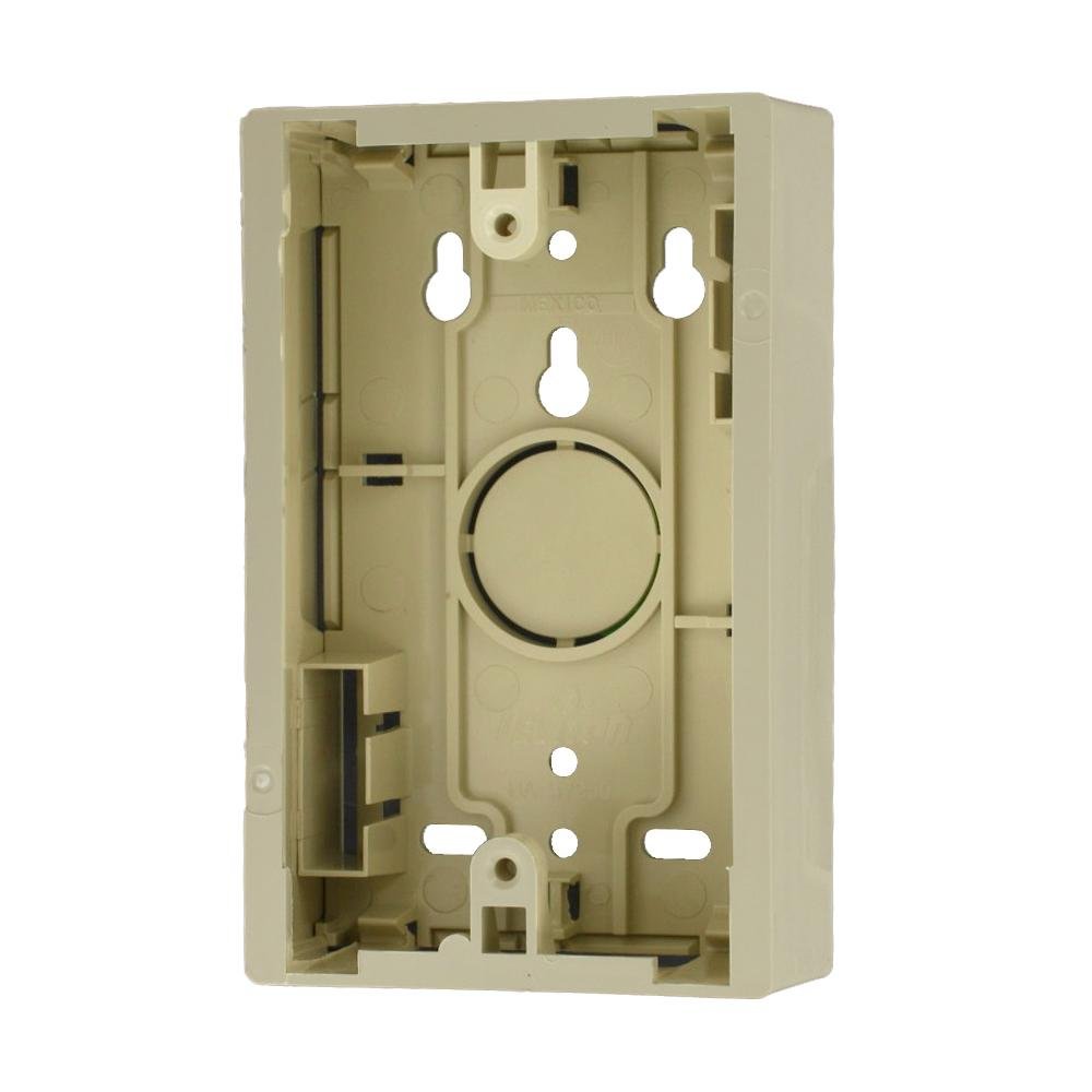 Leviton Surface Mount Backbox, Single Gang, 1.45", 42777-1IB, Ivory
