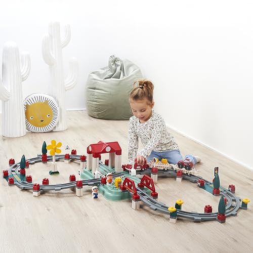 Baril circuit train ECOIFFIER 140 pcs Dès - vue 9