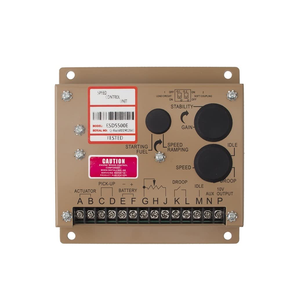 ESD5500E Diesel Generator Governor Speed Controller Uni Engine Actuator Magnetic Speed Sensor DC Motor Control Board Genset Part(ESD5500E)