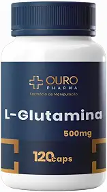 L Glutamina 500mg - 120 cápsulas