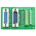 Electronics-Salon D-SUB DB15 Male/Female Header Breakout Board, DSUB Terminal Block, Connector.