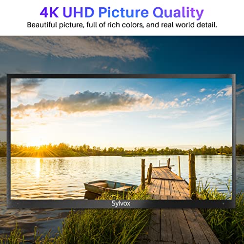 Sylvox Outdoor Tv, 65" Deck Pro Series 4K Uhd Smart Tv With Voice Remote, Ip55 Waterproof, Hdr, Chromecast Built-In, 3 Hdmi Ports, 60Hz Refresh Rate, Smart Tvs Designed For Outdoors #TOP2