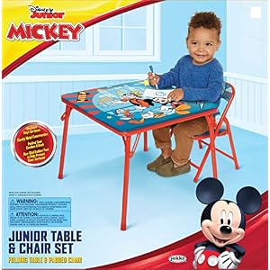 Mickey Mouse Jr. Activity Table Set with 1 Chair Mickey Mouse Jr Activity Table Set with 1 Chair