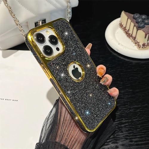 Coque antichoc iPhone 15 paillettes protection renforcée