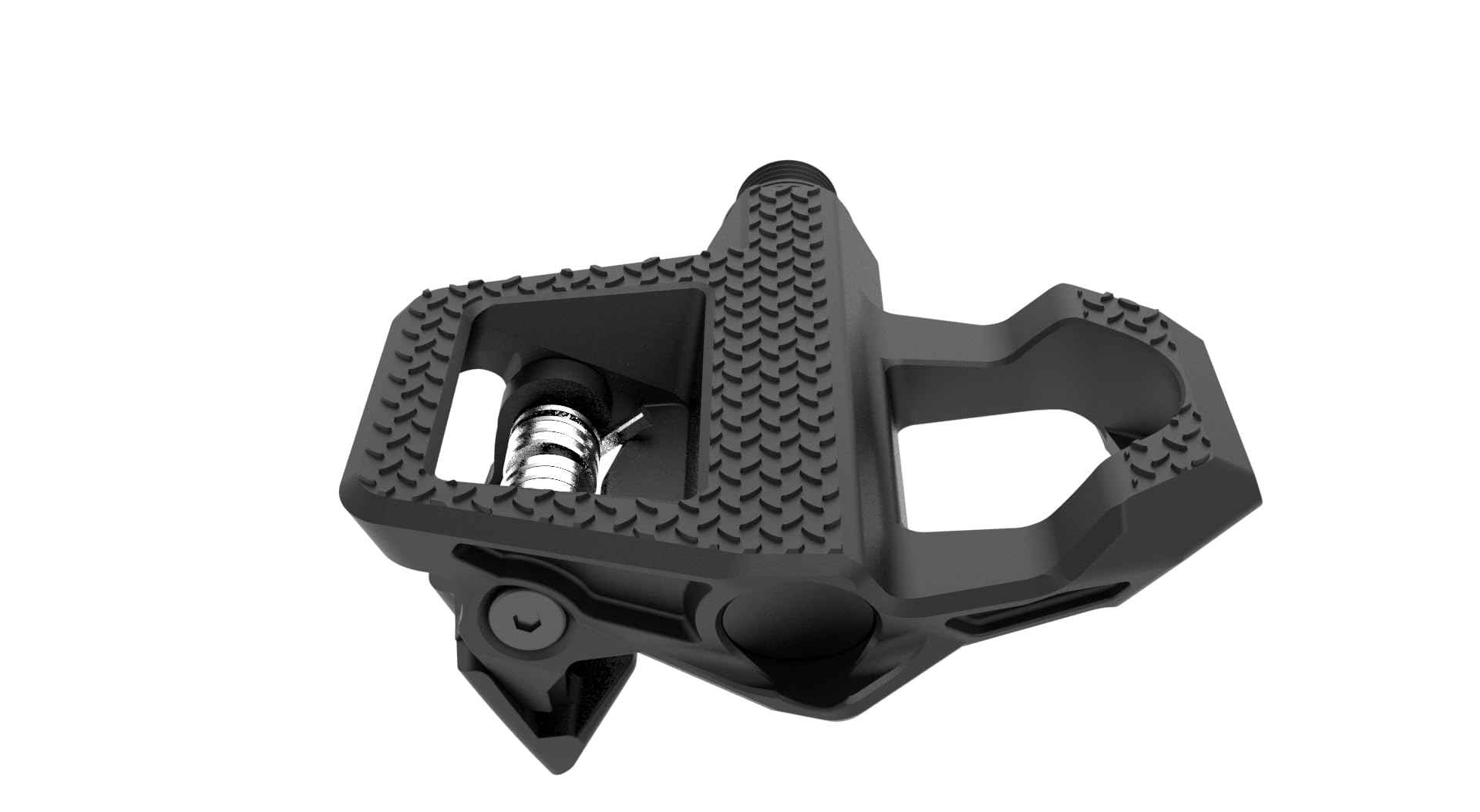 ZERAY ZP-115X – Pedales de Carretera Mixtos 2 en 1 con calas Look KEO | Plataforma + Automáticos | Carbono + Nylon, Rodamientos sellados, 292g/par (Negro)