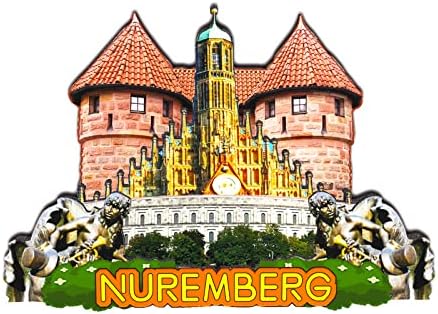 Nuremberg Germany Fridge Magnet 3D Classic Wooden Refrigerator Magnets Landmark Handmade Craft Travel Souvenir Gift Collection Decoration-2 image 5