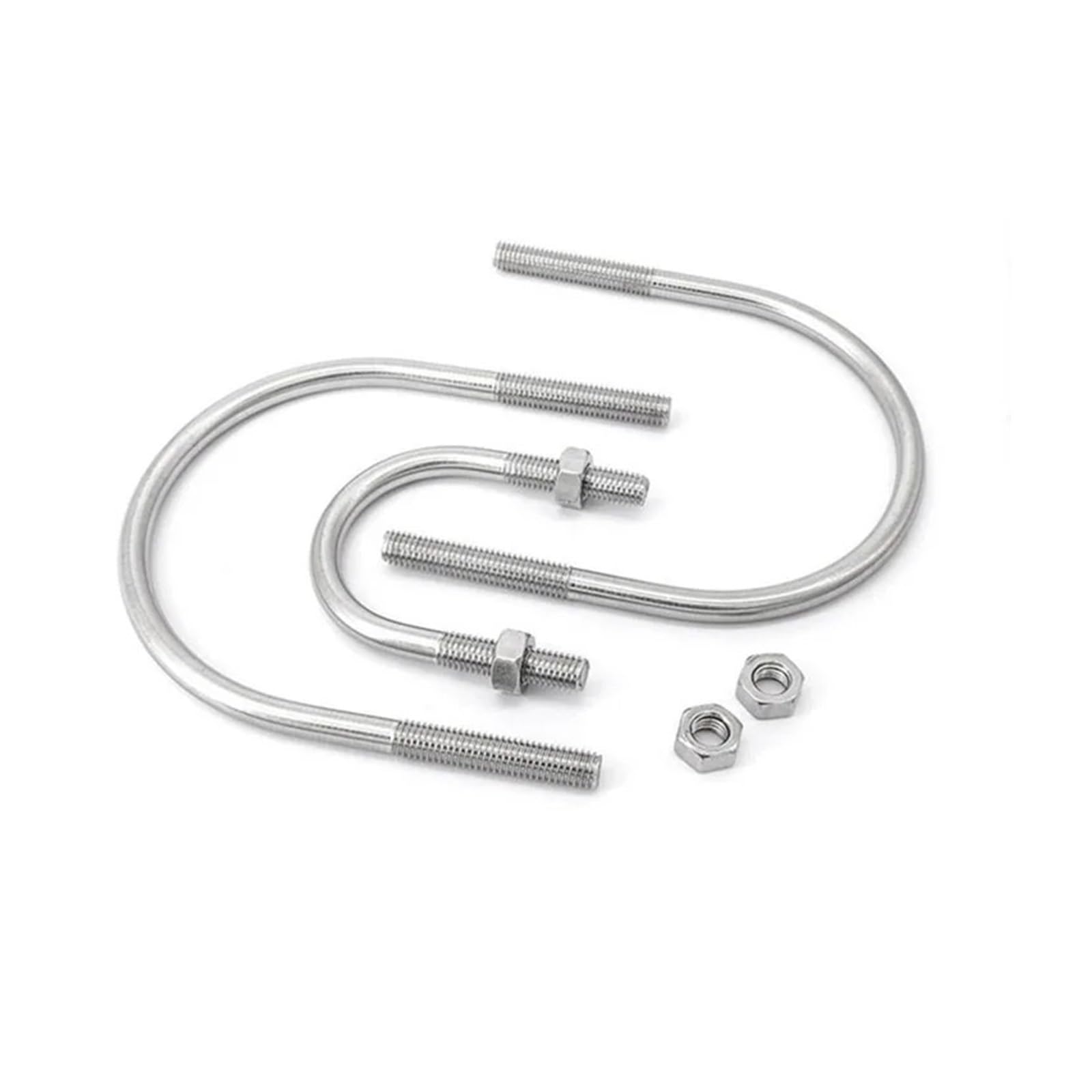 Bullone Bullone a forma di U con cerchio a cavallo con vite a forma di U in acciaio inossidabile M6 304(M6x76x96mm 1set)