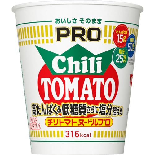 カップヌードルPRO チリトマト 12食の商品画像