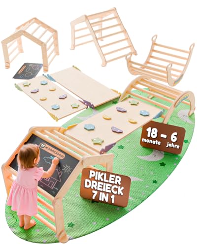 Klettergerüst Indoor - Pikler Dreieck Holz Kletterdreieck – Montessori Kletterdreieck