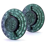 Haxtec Spinner Dice 7-in-1 Metal DND Dice Set Unique Dice Spinner Antique for Dungeons and Dragons DND Gifts RPG Role Playing Rotate Gaming Dice