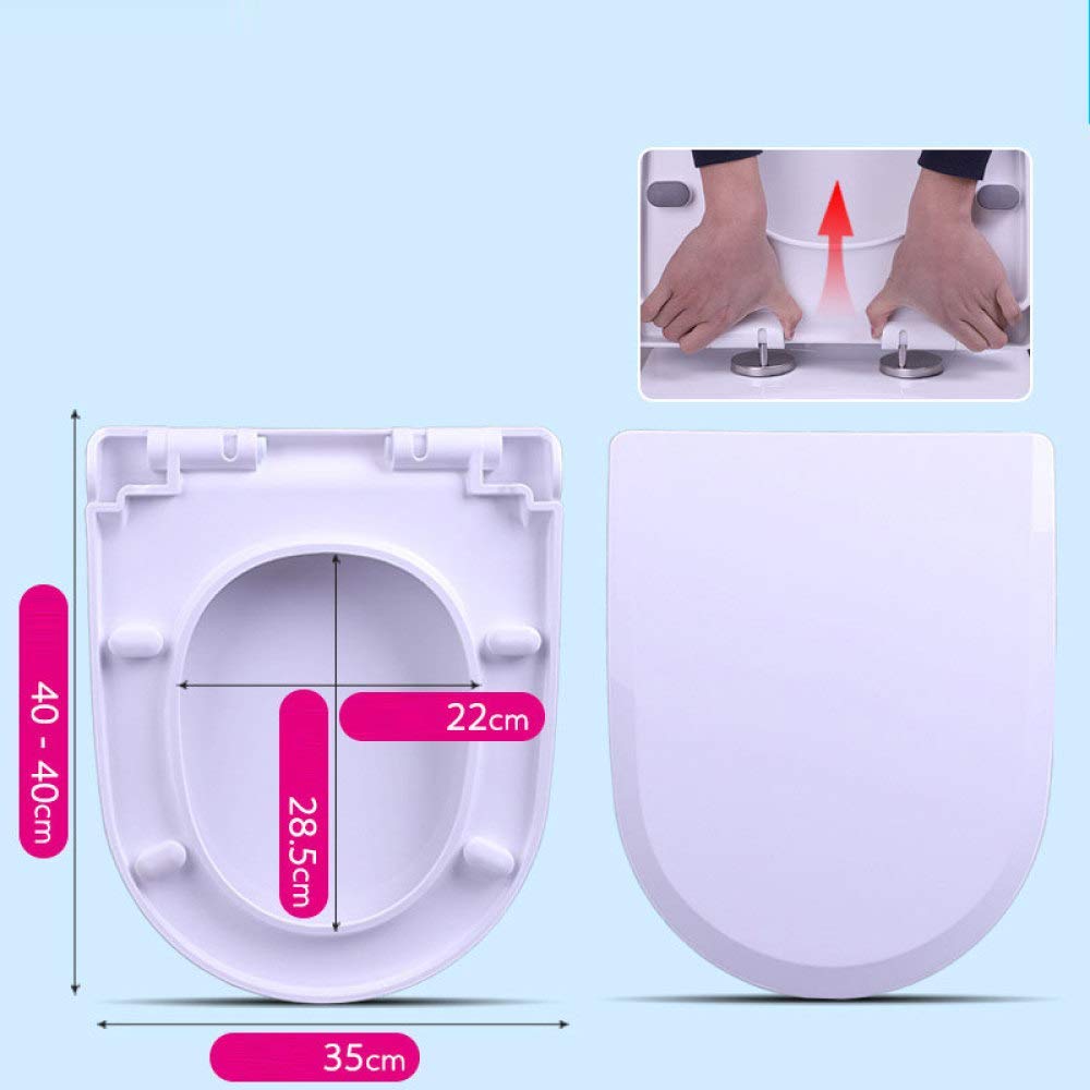 coperchio per WC, Sedile WC universale a forma di U con coperchio ispessito