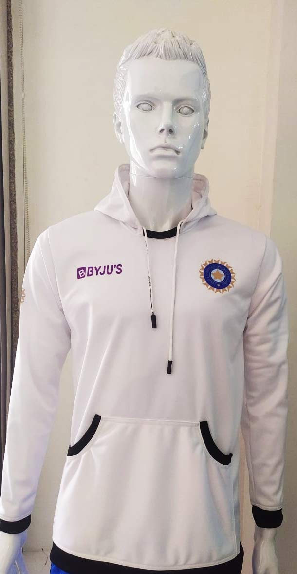 BOWLERS India Test Match White Hoodie 2020