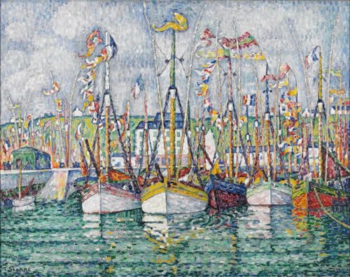 Tableau d'art abstrait de Paul Signac en impression toile premium