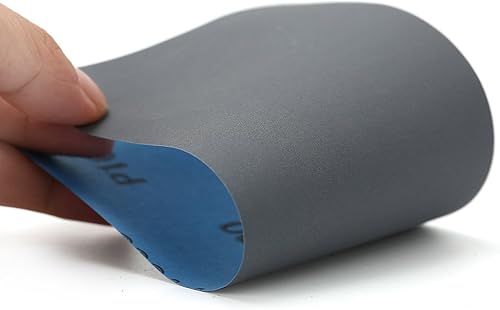 Miniatura 28 de LotFancy Papel de lija de grano 2500, 45 unidades, papel de arena seca húmeda de 9 x 3.6, hoja de lijado de carburo de silicio para metal automotriz