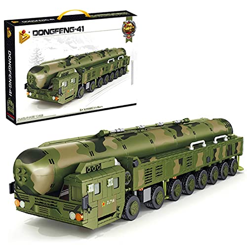 QIXIAOCYB Technik Bausteine Modellbausatz Raketenfahrzeug Modell Militär Panzer Auto Spielzeug Kompatibel mit Technic… – Bild 8