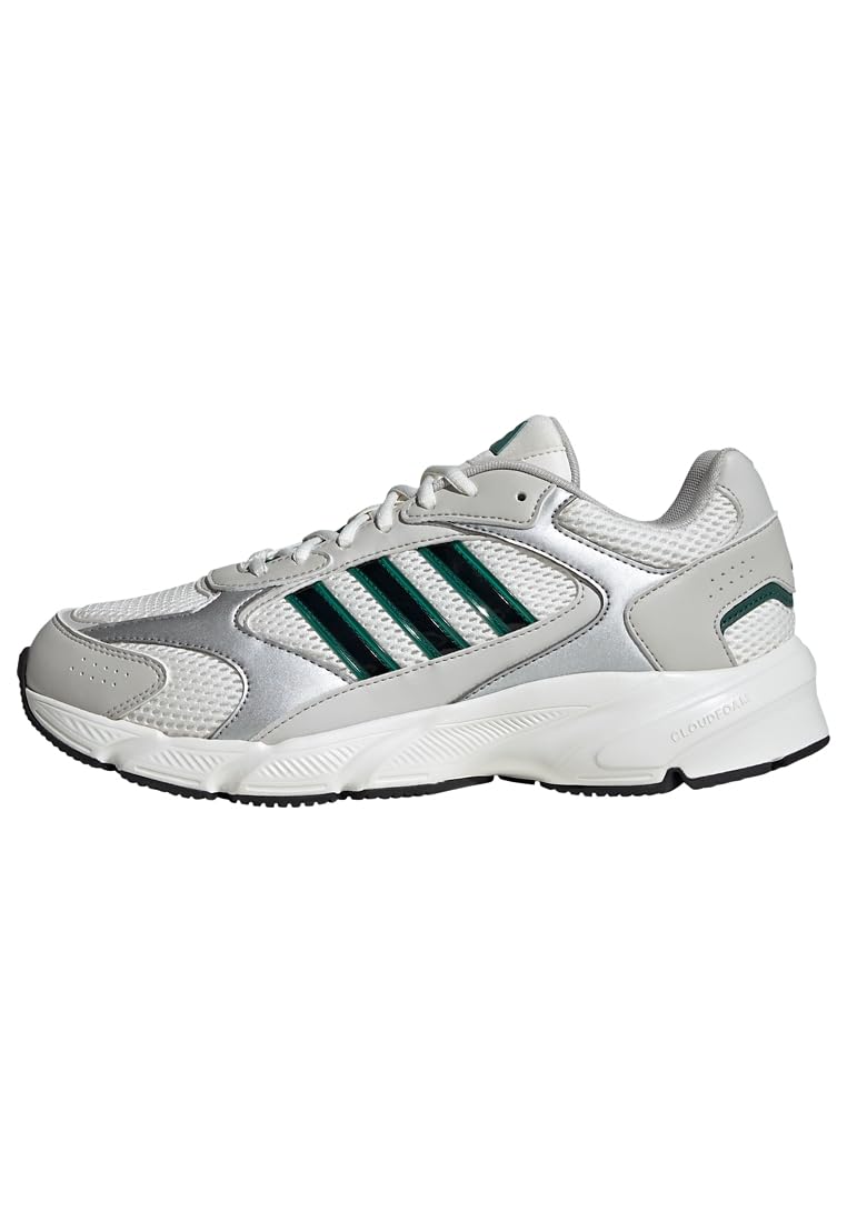 Adidas Crazy Chaos 2000 Sneakers White Silver Men's US 9.5 Low Top Lace-Up